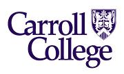 Carroll College (Montana) Logo